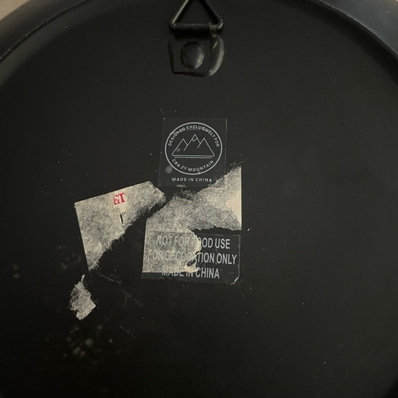 Crazy Mountain Designs Snowman Wall Hanging Plate 10” - Picture 3 of 4